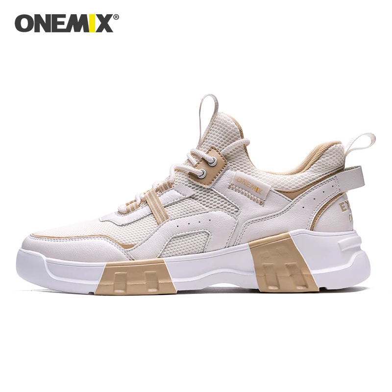Мужская Спортивная обувь ONEMIX модные повседневные Прогулочные кроссовки дышащая