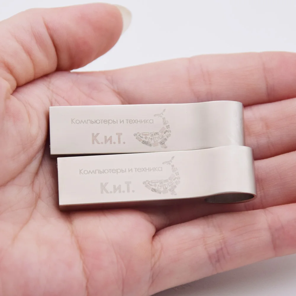 Новая Usb флешка 2,0, металлическая ручка-накопитель, браслет, флеш-карта памяти, 64 ГБ, 16 ГБ, 8 ГБ, 4 Гб, 2 Гб, флешка, 32 ГБ, реальная емкость, бесплатный логотип на заказ