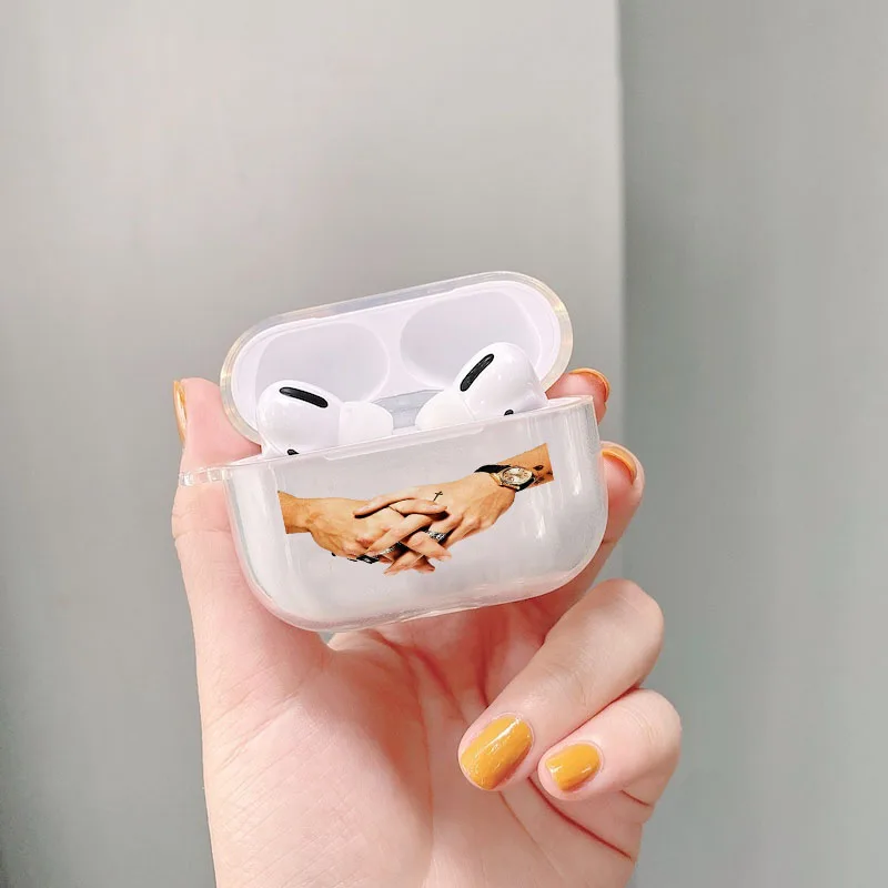 Мягкий силиконовый прозрачный чехол для наушников AirPods Pro 3 в стиле Гарри Love On Tour