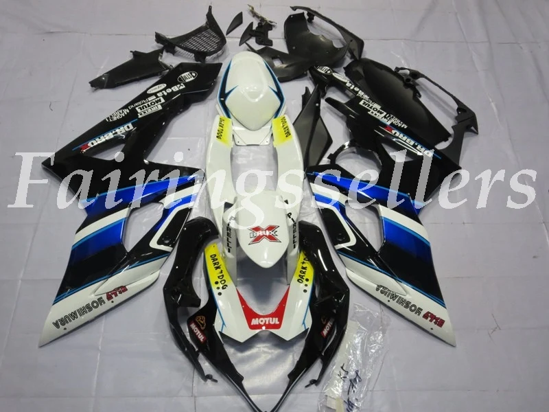 Injection Molding New ABS Motorcycle Fairings kit Fit For Suzuki GSX-R1000 2005 2006 gsxr1000 05 06 Fairings Black white blue
