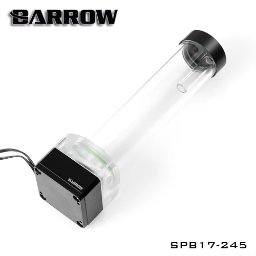 Carrinho de Mão Ddc Pwm Bomba 17w Elevador de Fluxo Máximo 5.5 Metros 960l h Ddc Bomba Combo Mais Reservatório Comprimento 195 mm 245 mm Tanque Refrigerante Rgb Ventiladores e resfriadores - Imagem 4