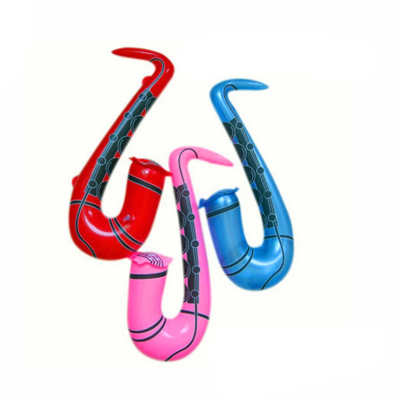 

75CM Inflatable Sax Saxophone Musical Instrument Toy Fancy Dress Party Props Toys Random Color Fun Shape Kids Toys