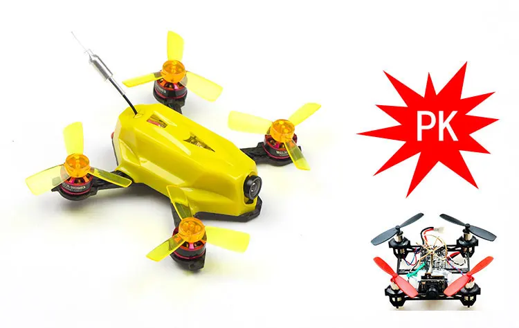 RCMOY UAV115 микро бесщеточный FPV Квадрокоптер рамка Комплект Дрон F3 управление полетом 800TVL VTX 10A ESC 2 шт оболочка