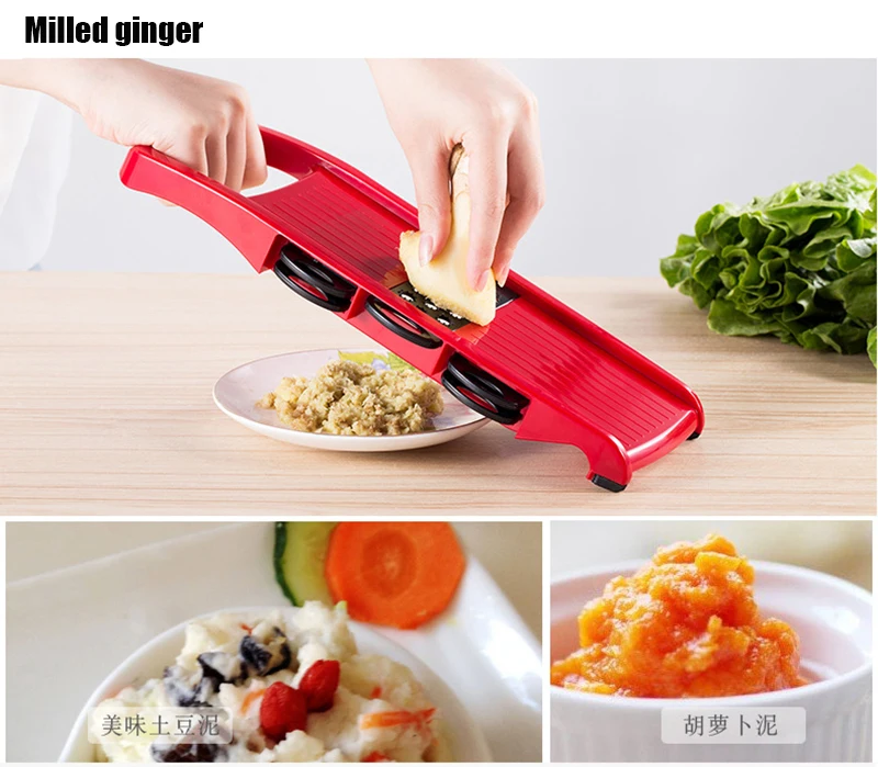 Kitchen Vegetable Potato Slicer Shredder Fruits Chopper Grater Carrot Cutter Peeler Shred Chopped Cut Gadgets Household Supplies
