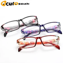 Классическая черная оправа очков для чтения Для женщин& Для мужчин дужки на пружине пресбиопические очки унисекс+ 1,0 1,5 2,0 2,5 3,0 3,5 4,0