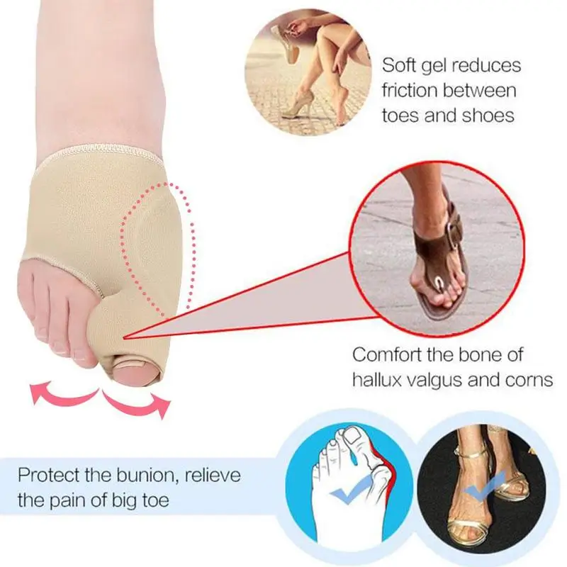 Bunion Corrector Hallux Valgus Foot Pedicure Sock Bone Correction Toe Thumb Foot Updated Separators Straightener Version Sp B5C5