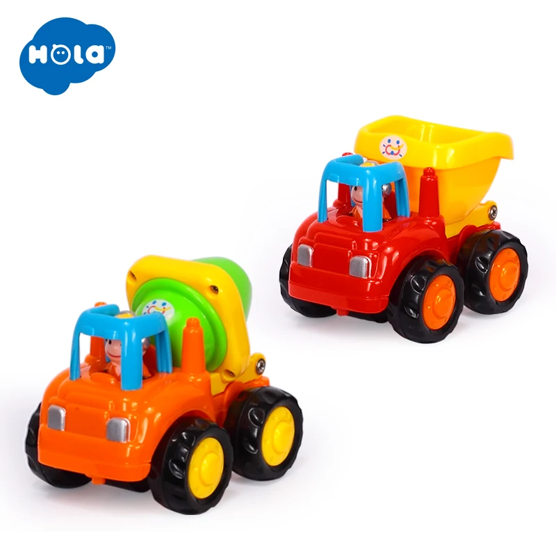 

HOLA TOYS 326C+326D 2pcs/Lot Baby Toys Vehicle Mini Dump Trucks Vehicles Toys Model Car For Kids Gifts