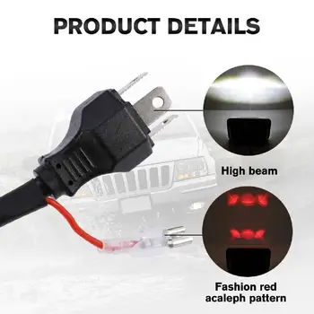 

Rectangular LED Work Light High/Low beam For Off Road 2800LM Car Useful
