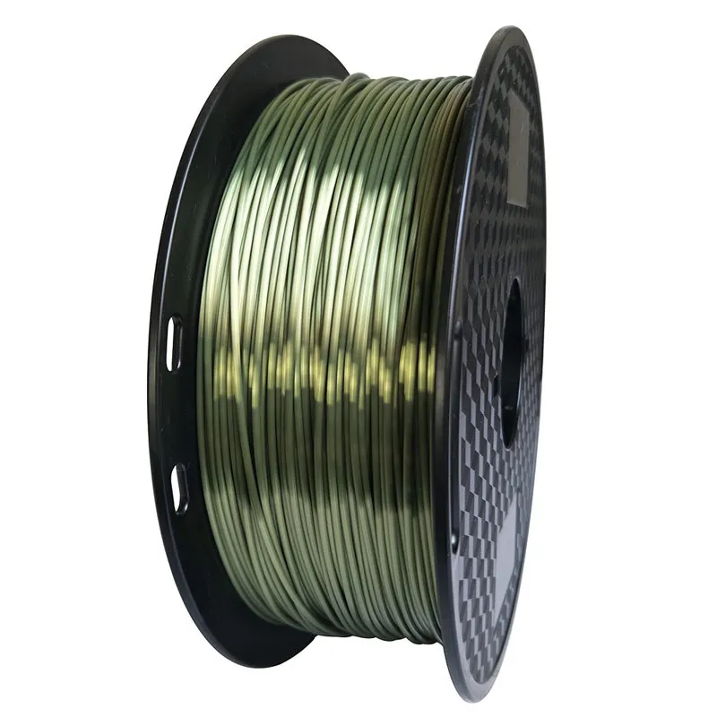 PLA Filament, sensação metálica brilhante, material de