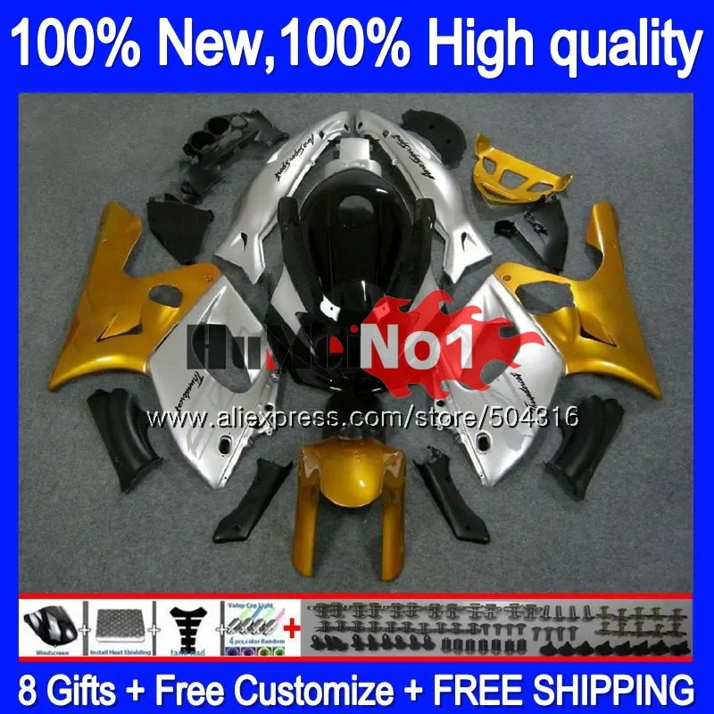 YZF 600R для YAMAHA Thundercat YZF-600R цвета: золотистый, серебристый 39MC. 33 YZF600R 2002 2003 2004 2005 2006 2007 96 02 03 04 05 06 07 обтекатель
