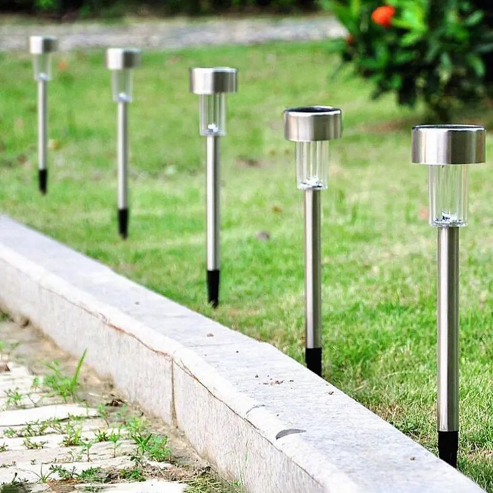 Recharged By Sunlight And Battery Storage Power Solar Tube Light Outdoor Decorative Colorful Street Light