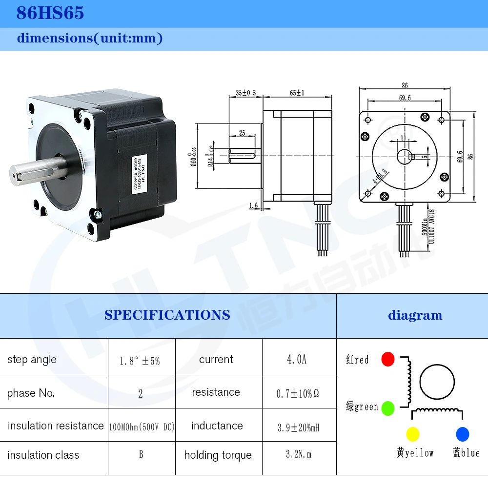 Description Picture 3 of itemNEMA 34 stepper motor 3.5Nm 4.5Nm 5Nm 6Nm 8.5Nm 12Nm with Planetary gearbox 3 4 5 6 8:1 ratio PX86 reducer Motor for CNC router