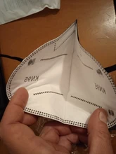 Mascarilla facial higiénica para adultos, máscara KN95 ffp2reutilizable de 5 capas FPP2, CE FFP2 FFP3, color negro