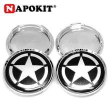 4 шт. 63 мм Прохладный пентаграмма знак пятиконечная звезда чемпионов Центральная втулка колеса автомобиля шапки Пылезащитная крышка обод Hubcap эмблема значок