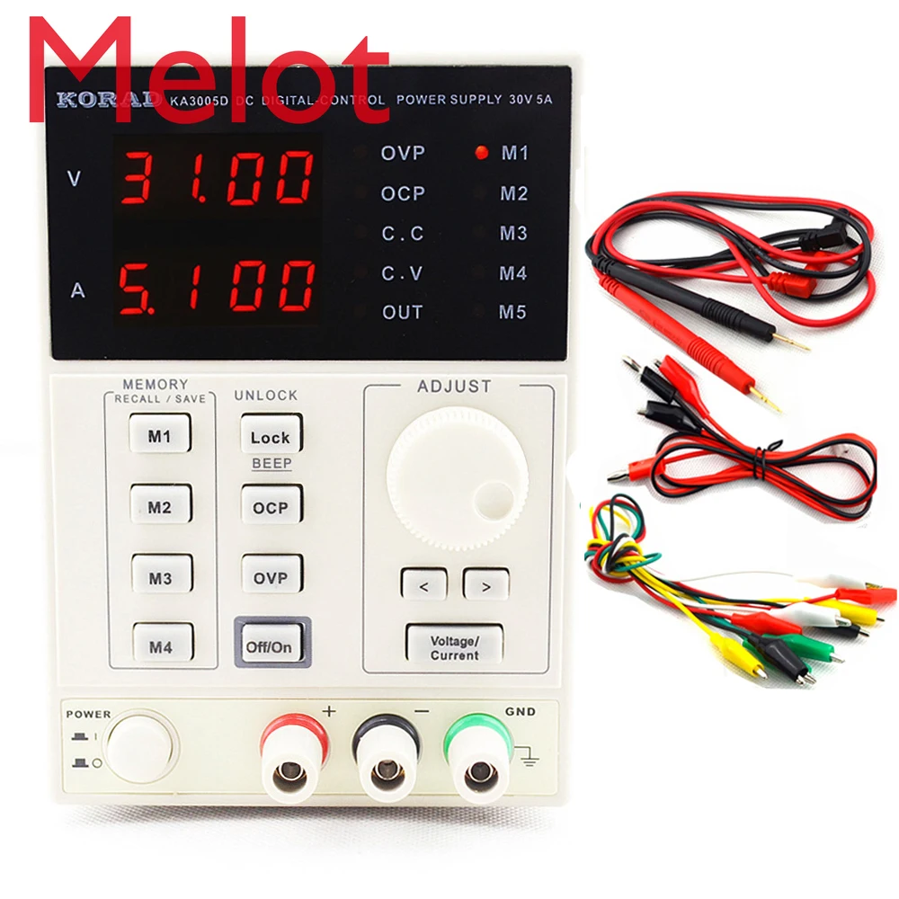 

220V KA3005D high precision Adjustable Digital DC Power Supply 30V/5A for scientific research service Laboratory 0.01V 0.001A
