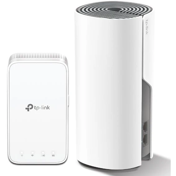 Бесшовный Mesh роутер TP-Link Deco E3(DECO E3(2-PACK) AC1200 10/100BASE-TX белый(упак.:2шт