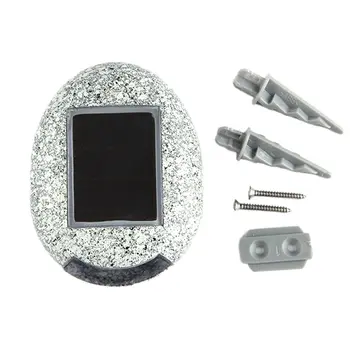 

Solar Path Lights LED Pathway Landscape Colophony Fake Stone Lamp For Garden Night Light IP44 Waterproof Fast Shipping New 2021