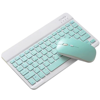 

Wireless Bluetooth Keyboard Mouse Set Lightweight Portable for IOS Android Phone Tablet