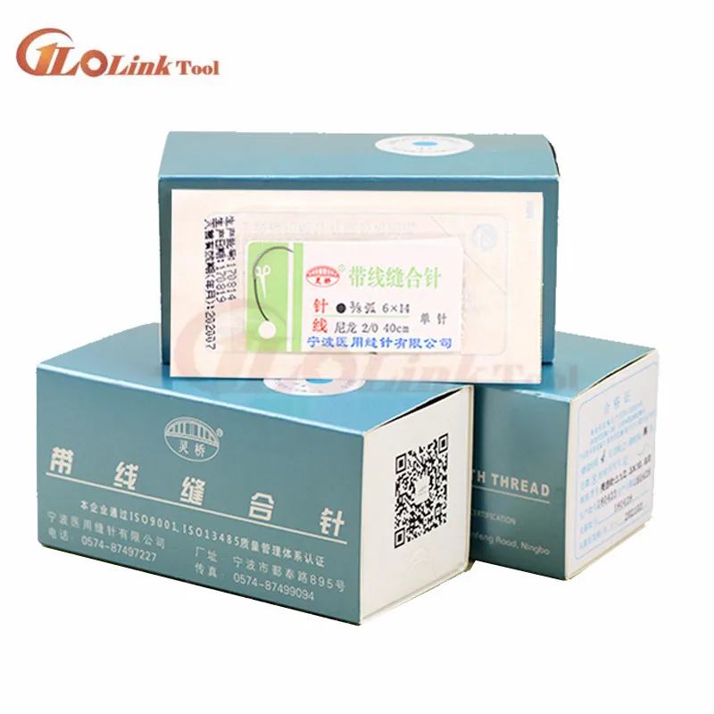 

Round Suture needle surgery tool microsurgery nylon monofilament wire round harmless needle surgical instrument 10pc/set