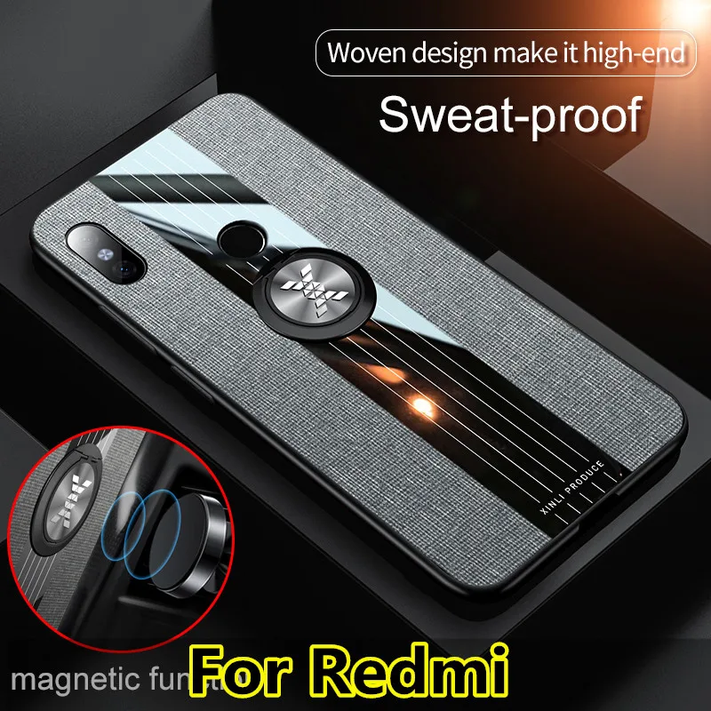 Для Xiaomi Redmi Note7 чехол матовый для 5Plus K20 противоударный телефона кольцевой