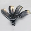 Natural Yak Horn Swallowtail Handles Fine Tooth Comb Hair Straighter Comb Anti-Static Hair Massage Brush 1