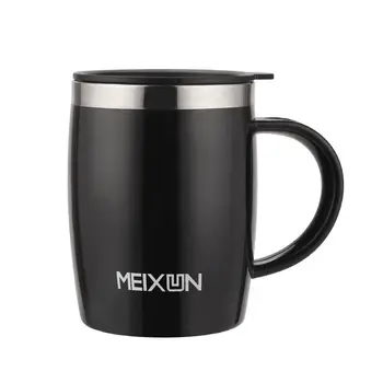 

Stainless Steel Office Drinking Cups Shatter-resistant Simple Mugs Boys and Girls Home Large Capacity Coffee Cup Coffee Mugs