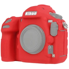 Para nikon d850 silicone caso da câmera para nikon d850 câmera protetor capa de alta qualidade litchi textura antiderrapante