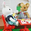Forest Family Series Toy Tree House Villa Play House Simulation Kitchen Toy Little Girl Puzzle Children Birthday Toy Gift 4