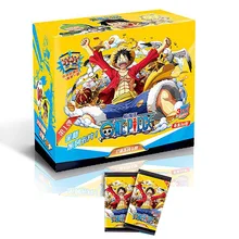 Cartes de Collection Anime japonais originales, Luffy Roronoa Sanji Nami TCG, 50 à 210 pièces/boîte, cadeau d'anniversaire pour enfants