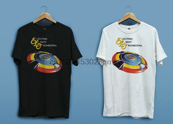 New Elo電気ライト オーケストラロゴ白黒tシャツシャツtシャツxs 2xl Tシャツ Aliexpress