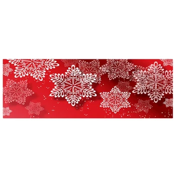 

3D Christmas Santa Claus Anti-Slip Kitchen Dining Room Fireplace Floor Mat Flannel Carpet Rug Durable Xmas Home Decor Floor Rug