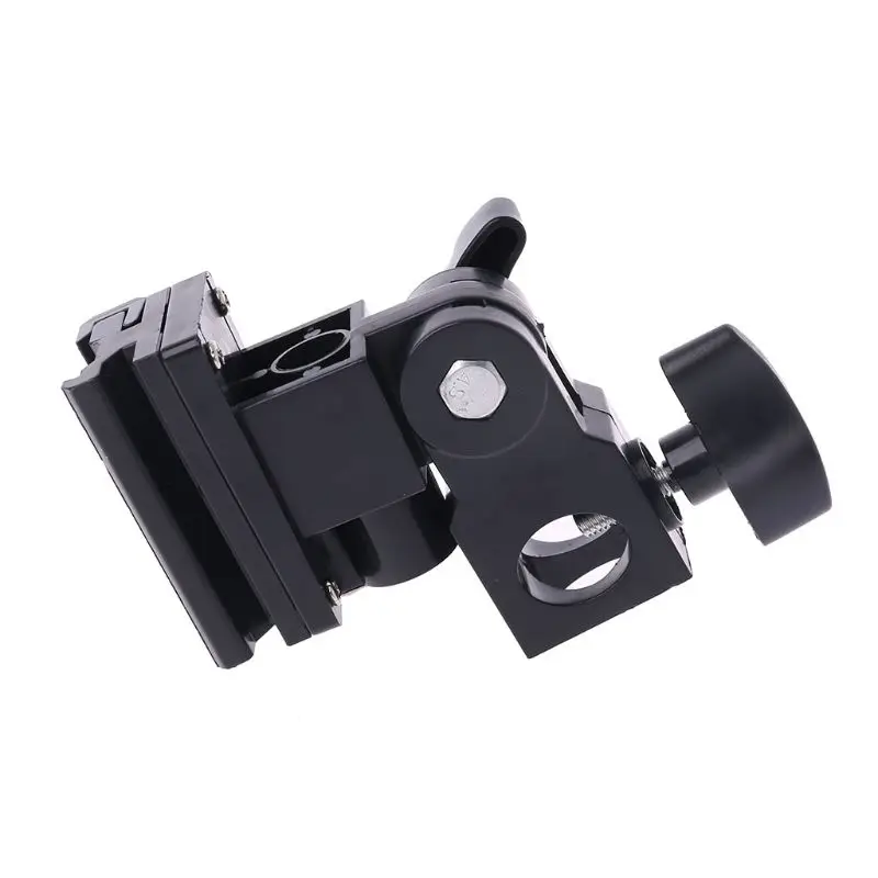 Camera Flash Adapter Bowens Mount Bracket Holder Swivel Flash Hot Shoe Umbrella Holder Mount Adapter for Studio Light Type B Stand Bracket Photo Studio Accessories