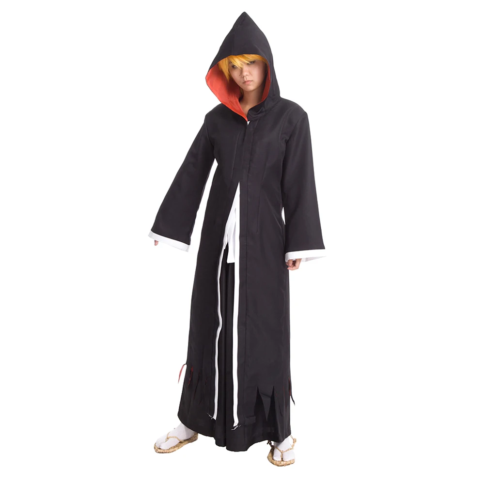 

Brdwn Bleach Unisex Kurosaki Ichigo Black Bankai Suit (Cloak+pants+Belt)