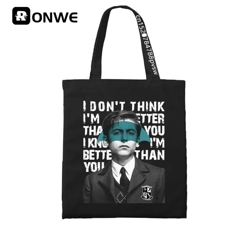The Umbrella Academy Girl Stampa Borse A Spalla In Tela New Fashion Bella Harajuku Streetwear Borse Portafoglio Donna Nuova Borsa