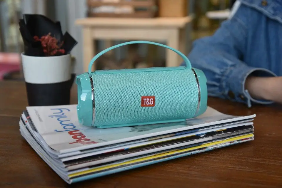 Light Green Беспроводной Bluetooth динамик TG116 Водонепроницаемый мини Супер Бас Сабвуфер наружная звуковая коробка FM портативный стерео динамик - Цвет: Light Green
