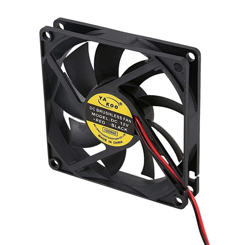 DC 12V 0.18A 2 контактный разъем ПК компьютер чехол Вентилятор охлаждения
