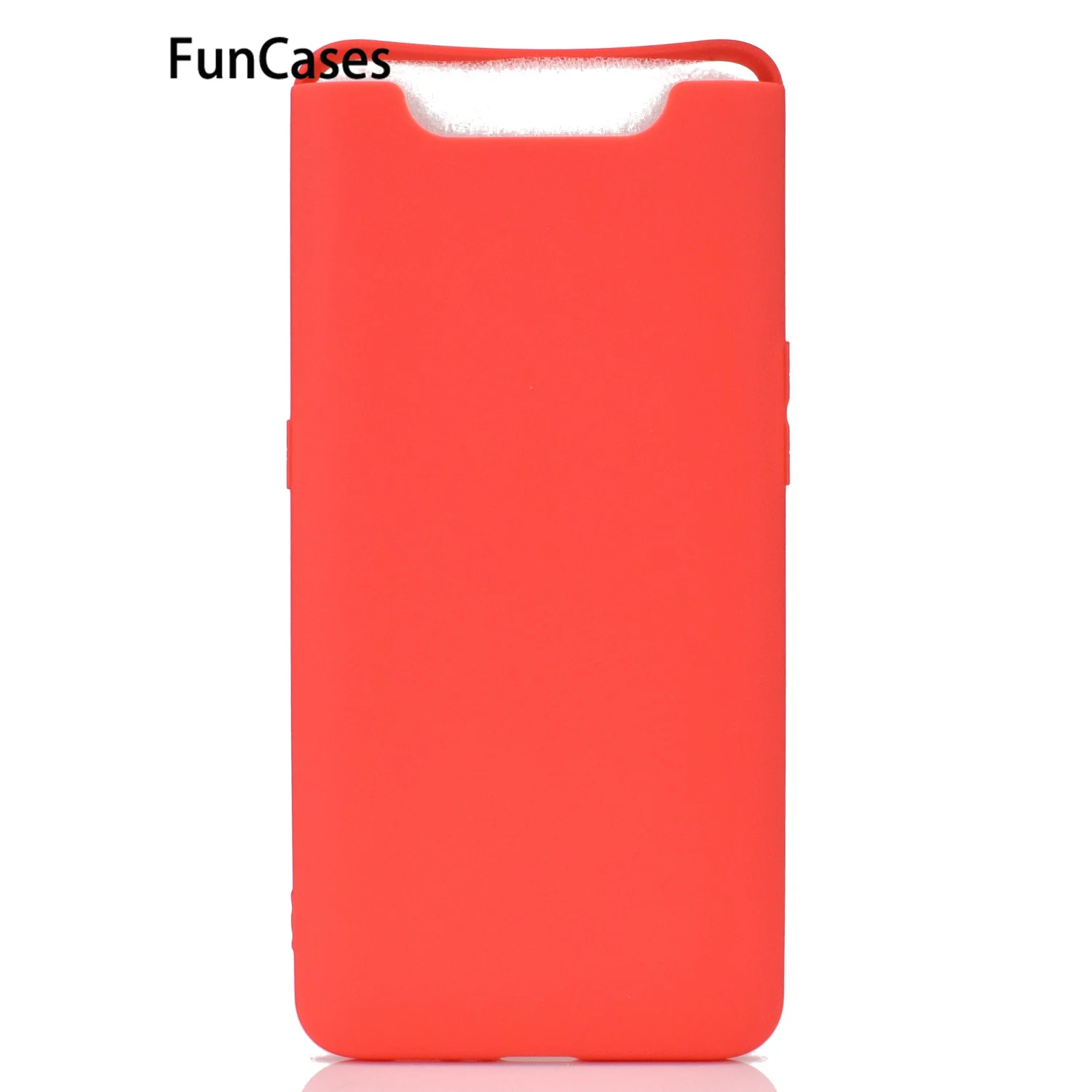 A80 A90 красные мягкие силиконовые чехлы для телефона samsung милый чехол Galaxy etui