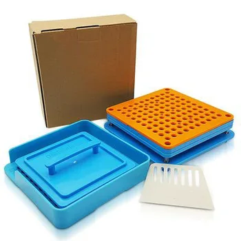 

100 Holes Professional manual Capsule Fillling machine Powder pharmaceutical Filler Plate Size 0 DIY Herbal Capsules maker