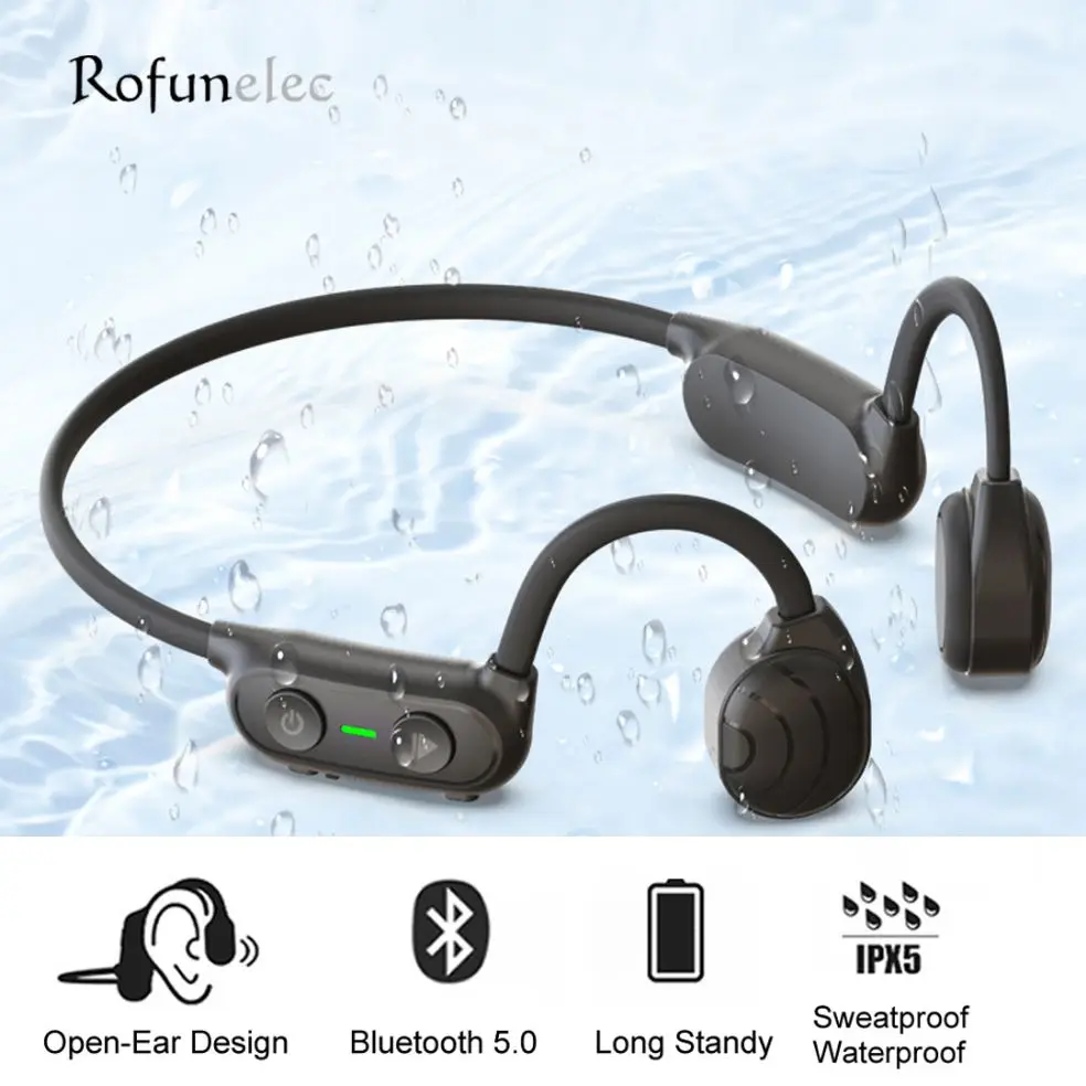 Headset Bone Conduction Earhook Wireless Bluetooth Headphone Sport Earphone Waterproof For Sports Running Cyclist Driver Jogging