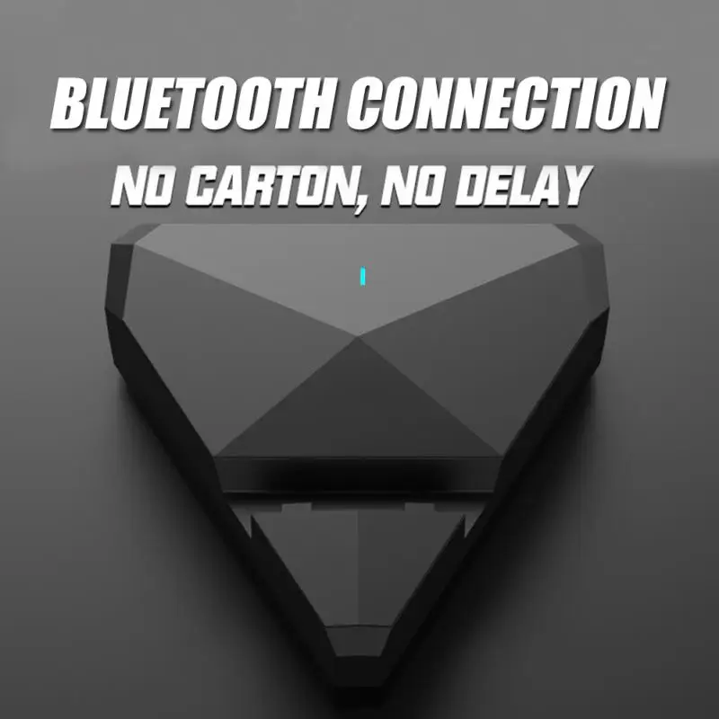  ABS Gamepad Controller Keyboard Mouse Converter Easy Operate Accessories Plug And Play Black PC Blu
