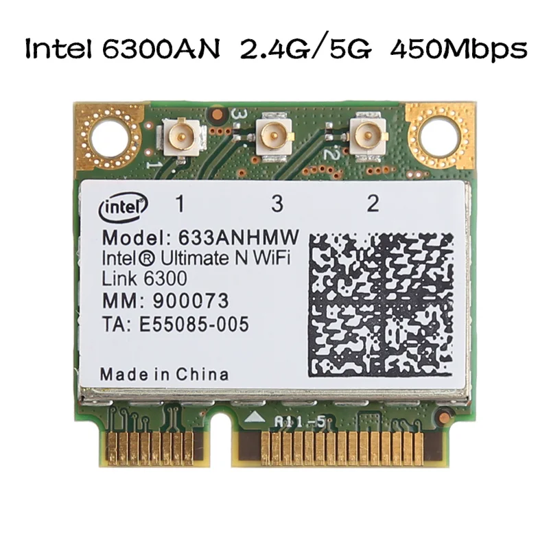Intel Centrino Ultimate N 6300 Agn Driver Dell Intel Yarım Centrino ultimate n 6300 Pci e Kart 633 anhmw 802.11a/b/g/n