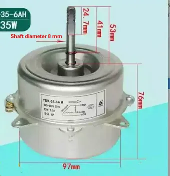 

For Chigo air conditioning outdoor motor motor reverse short axis YDK35-6AH/35W motor YDK-AI-35-6AH