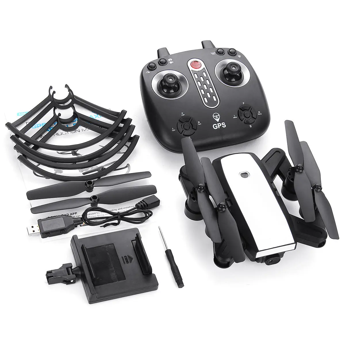 Складная камера дроны gps X28G двойной gps беспроводной RC Квадрокоптер камера Дрон 2,4 ГГц 4CH 720P 5MP VR двойная gps камера дроны
