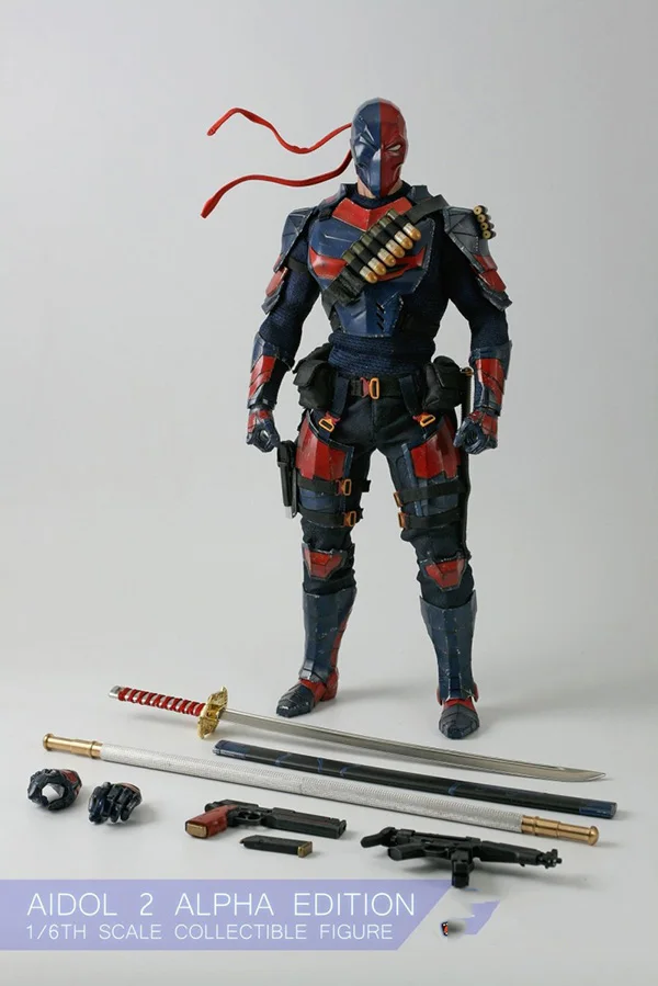 1/6 коллекционный полный набор комикс версия Deathstroke AIDOL 2 AIPHA EDITION/бета издание Базовая фигурка модель для фанатов подарки - Цвет: AIPHA EDITION