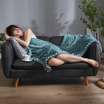 

100% Poly Bedding Blanket Fuzzy Warm Bedding Blanket Soft, Plush, Fluffy, Warm, Cozy Perfect for Bed, Sofa Continuous Warm