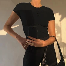 Best Price Woman Tshirt High Street Cotton Tshirts Summer vintage streetwear clothes tee Basic White Crop Top T Shirt Elegant Short Sleeve Best Price Woman Tshirt High Street Cotton Tshirts Summer vintage streetwear clothes tee Basic White Crop Top T Shirt Elegant Short Sleeve