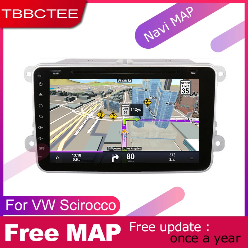 TBBCTEE для Volkswagen VW Scirocco 2008 ~ 2017 Автомобильная Мультимедийная система Android 2 DIN