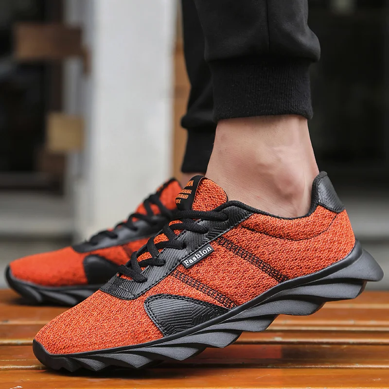 

Damyuan 2020 Light Breathable Running Shoes for Men Casual Sport Shoes Man Black Mesh Sneakers Non-slip Masculino Adulto