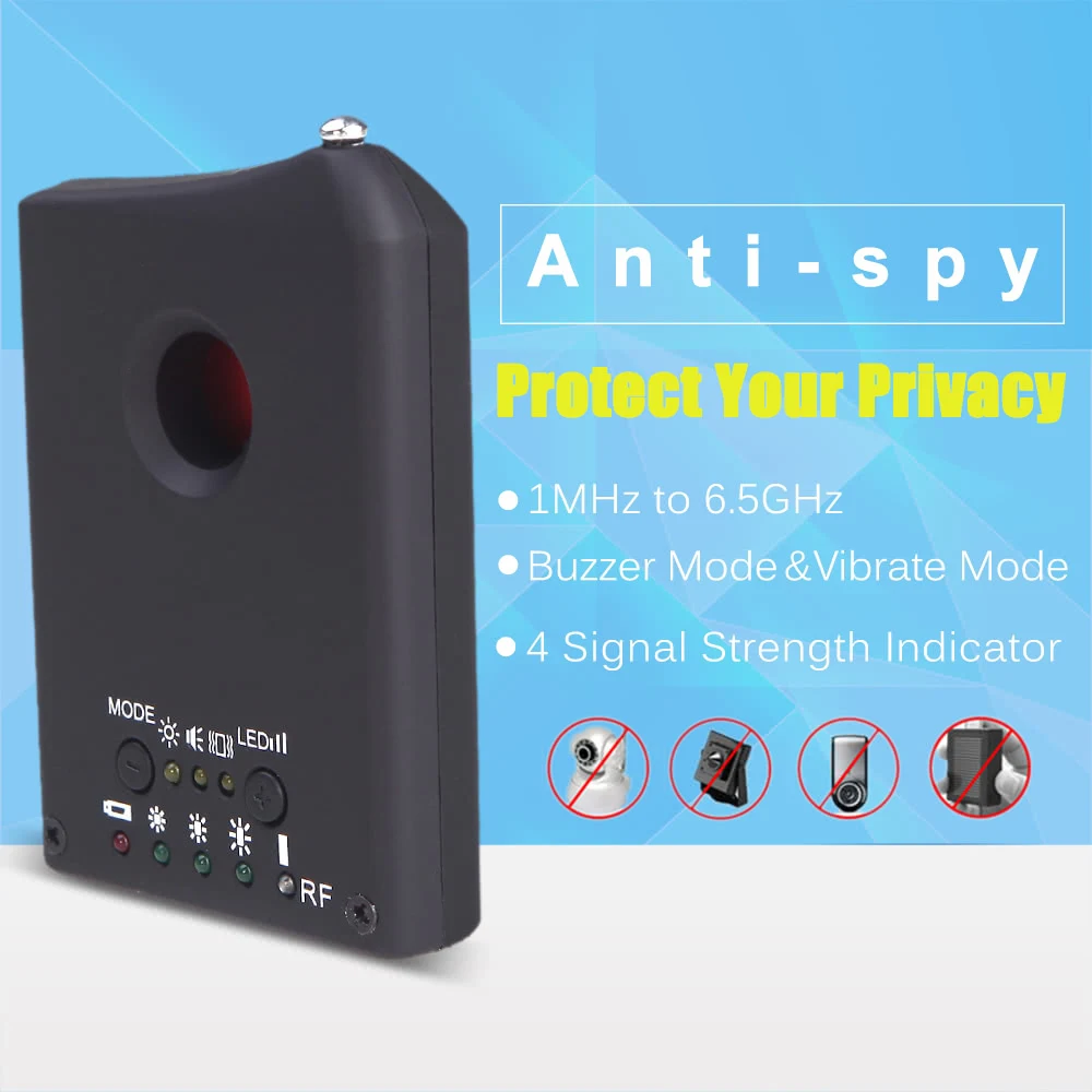 Signal Detector LDRF-DT1 Camera GSM Audio Bug Finder GPS Signal Lens RF Tracker
