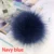 12 СМ DIY Роскошный Меховой Помпон Натуральная Лиса Hairball Hat Ball Pom Pom Ручной Работы Большой Волос Мяч Шляпа С резинкой